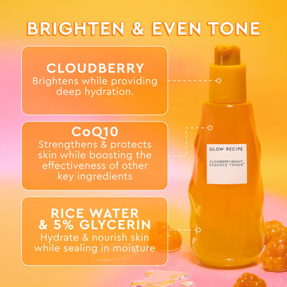 GLOW RECIPE CLOUDBERRY BRIGHT ESSENCE TONER 75ML