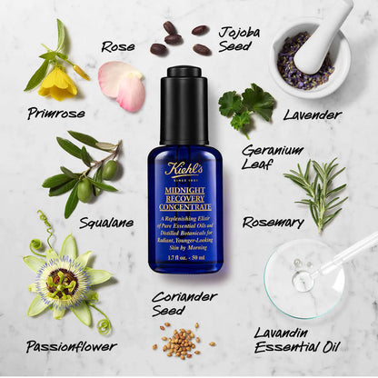 KIEHL'S MIDNIGHT RECOVERY CONCENTRATE FACE OIL