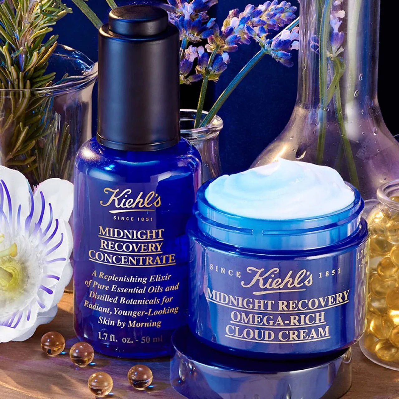 KIEHL'S MIDNIGHT RECOVERY CONCENTRATE FACE OIL