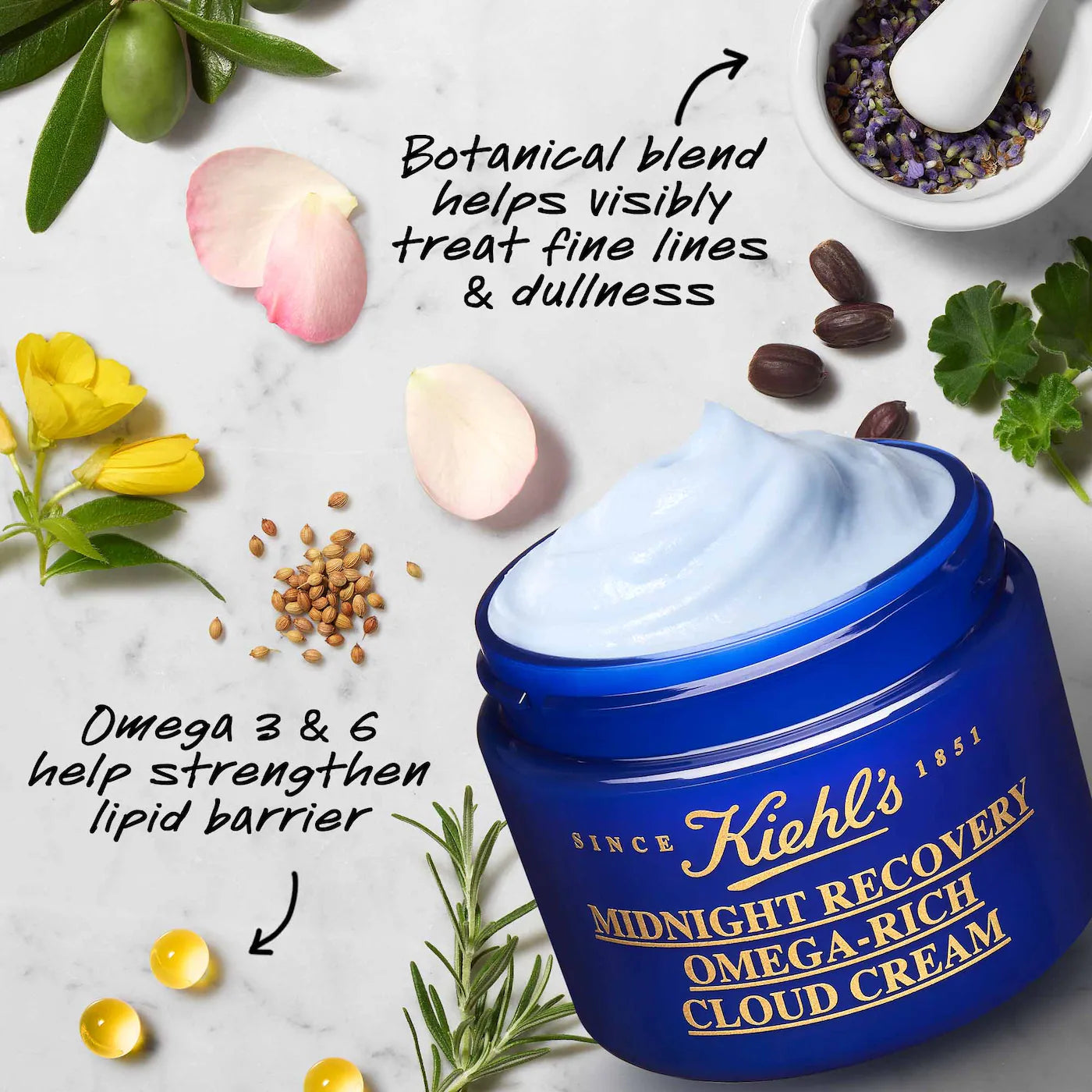 KIEHL'S MIDNIGHT RECOVERY OMEGA-RICH CLOUD CREAM