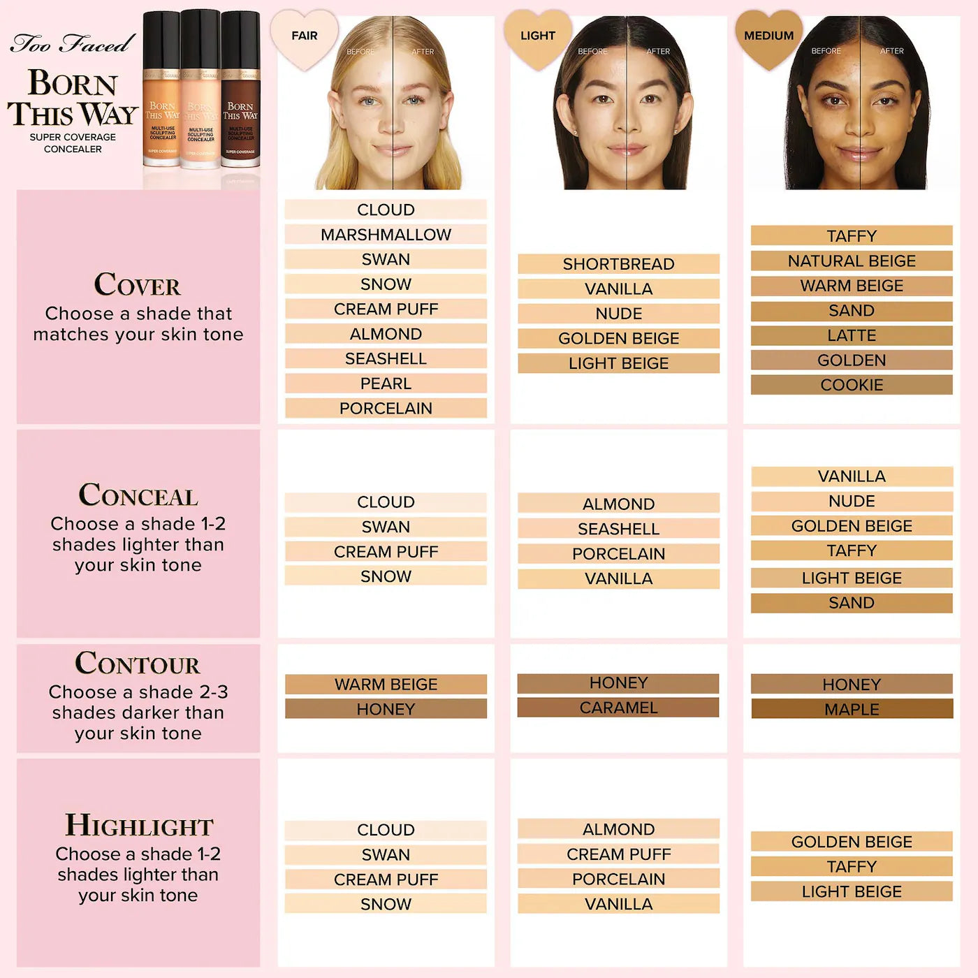 TOO FACED BORN THIS WAY CONCEALER 13.5ML