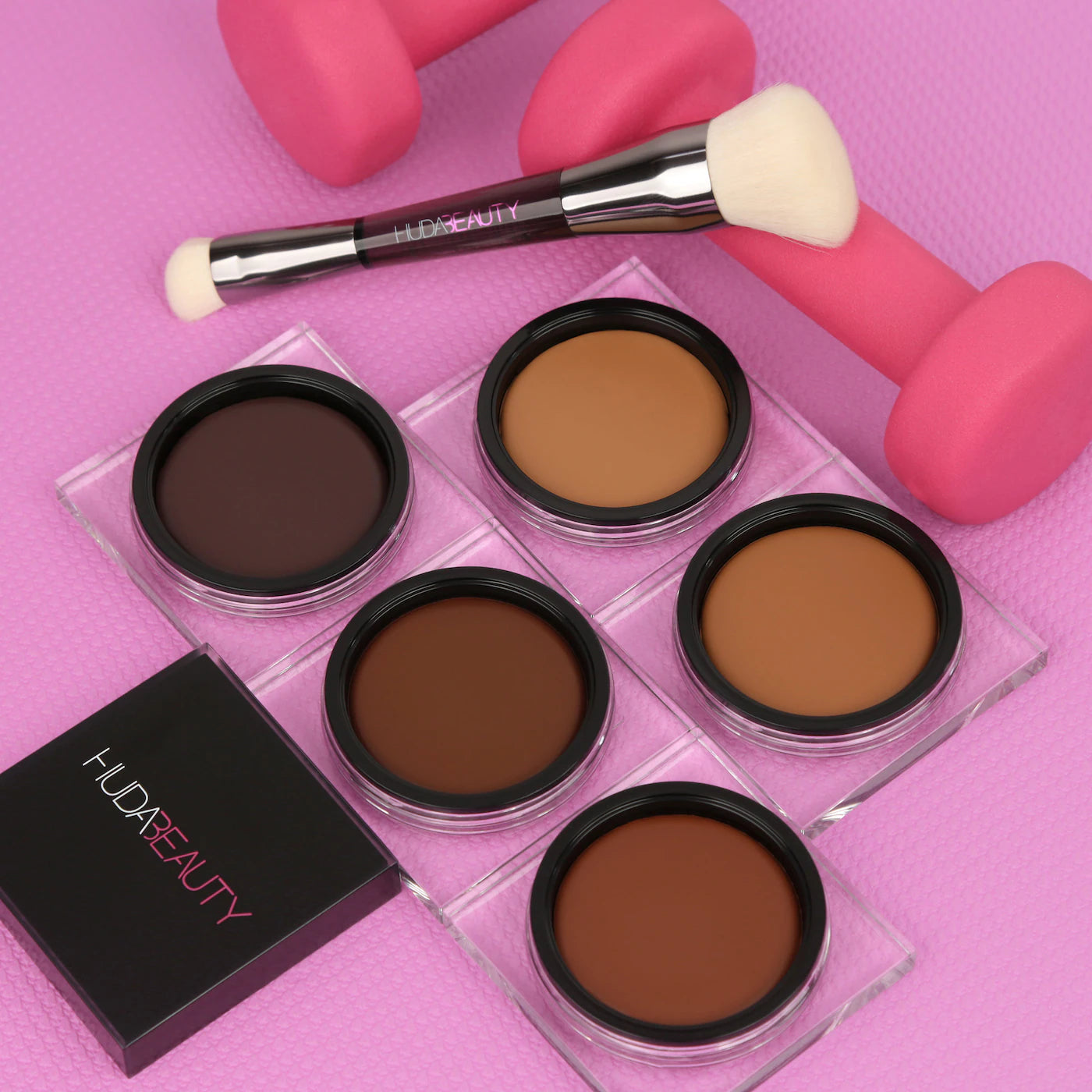 HUDA BEAUTY DUAL ENDED CONTOUR & BRONZE COMPLEXION BRUSH