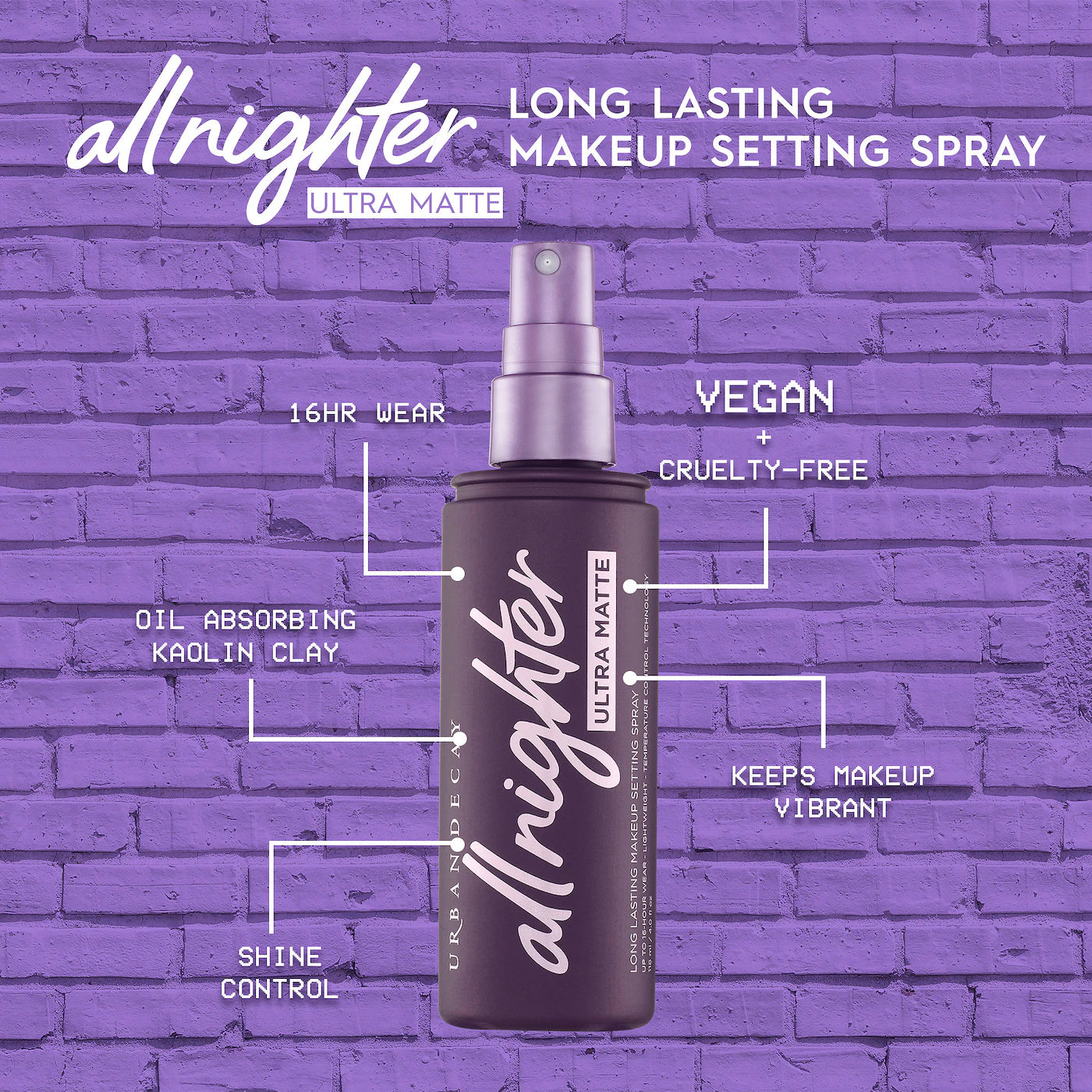 URBAN DECAY ALL NIGHTER ULTRA MATTE SETTING SPRAY