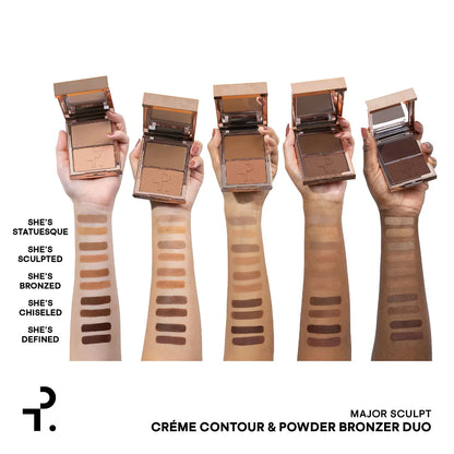 PATRICK TA MAJOR SCULPT CRÈME CONTOUR & POWDER BRONZER DUO