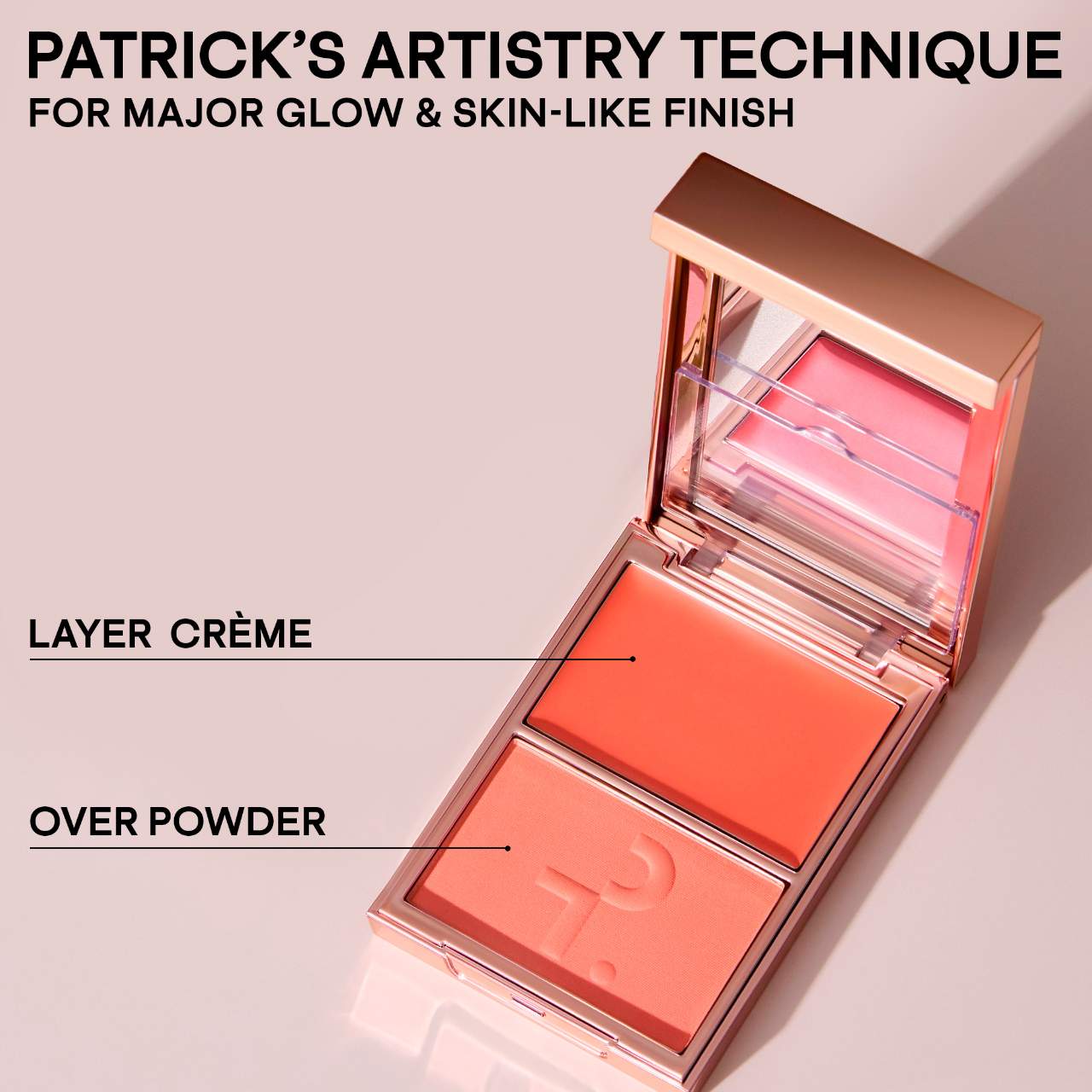 PATRICK TA MAJOR HEADLINES - DOUBLE-TAKE CREAM + POWDER BLUSH DUO