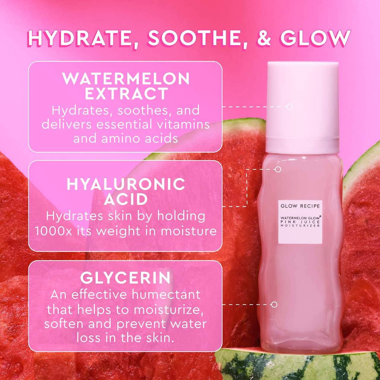 GLOW RECIPE WATERMELON GLOW PINK JUICE MOISTURISER