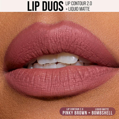 HUDA BEAUTY BOMBSHELL LIP DUO SET