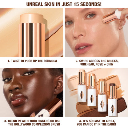 CHARLOTTE TILBURY UNREAL SKIN SHEER GLOW TINT FOUNDATION