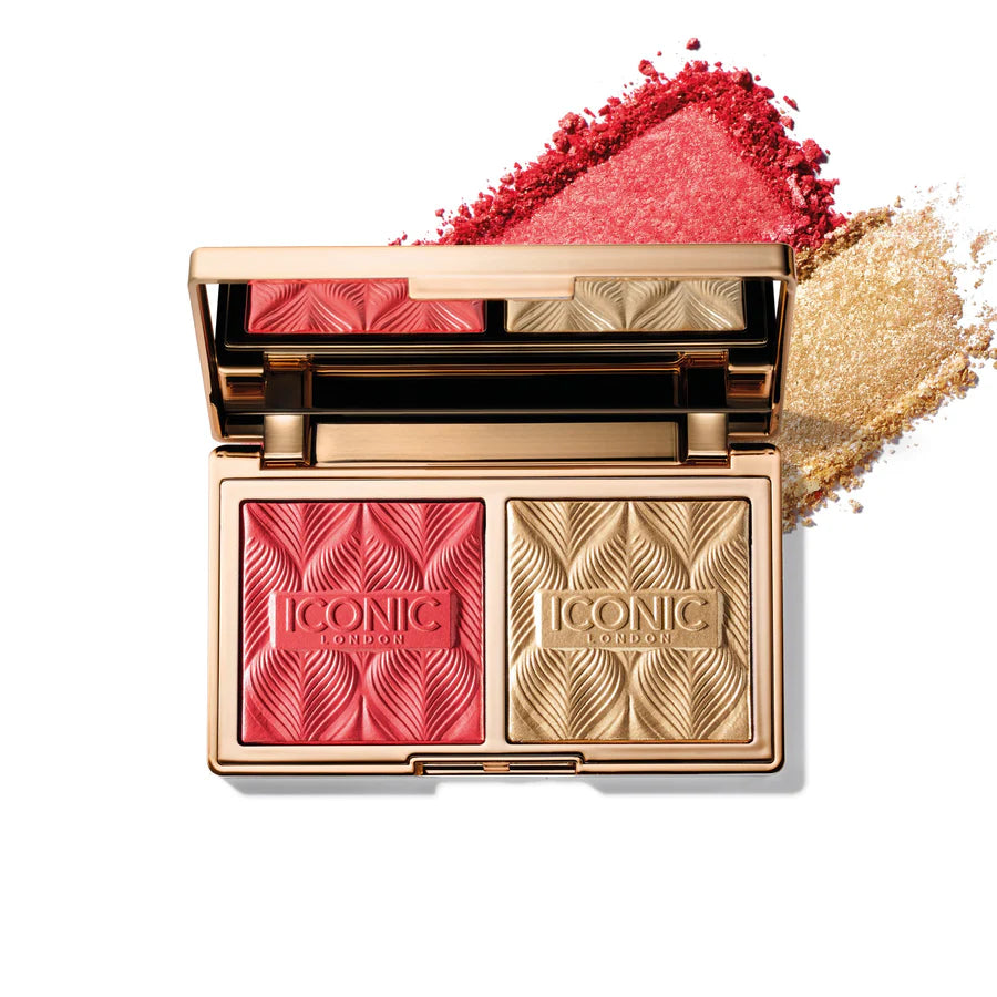 ICONIC LONDON SILK GLOW DUO - CORAL GLOW